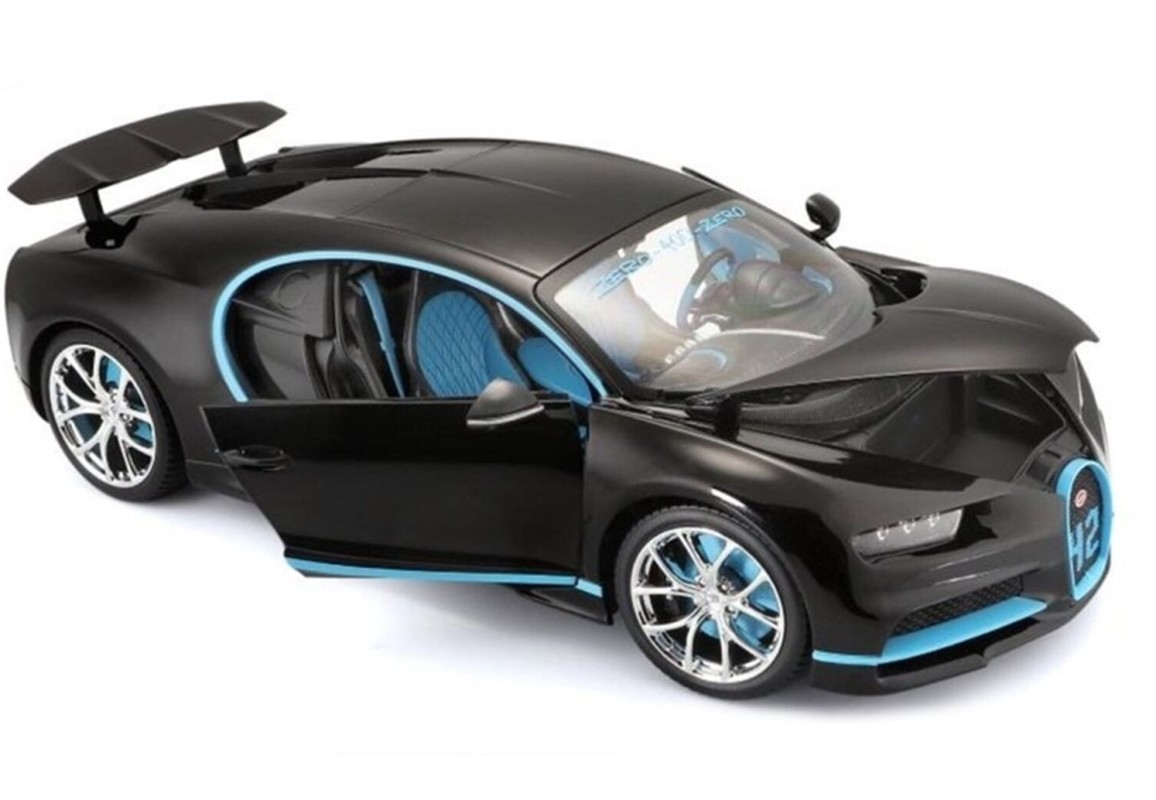 Bburago Bugatti Chiron Montoya 42, Černé 1:18