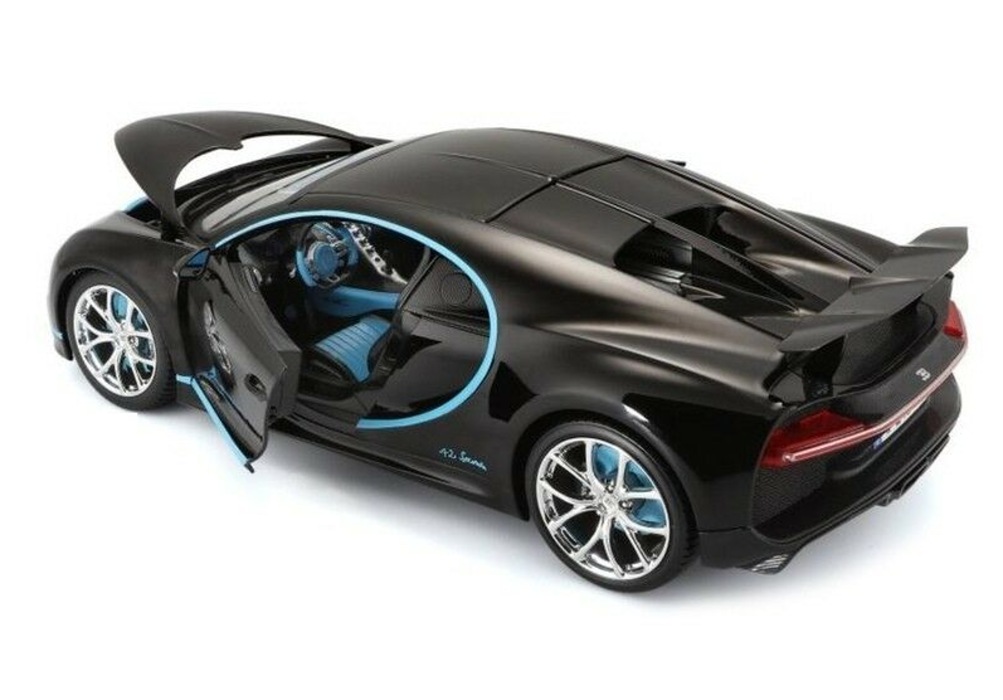 Bburago Bugatti Chiron Montoya 42, Černé 1:18