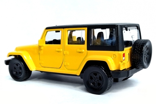 Maisto Jeep Wrangler Unlimited, Žlutý 1:41