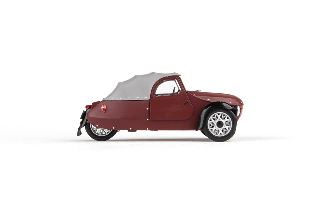 Velorex 16/350 (1966) - hnědá/šedá střední/černá 1:43