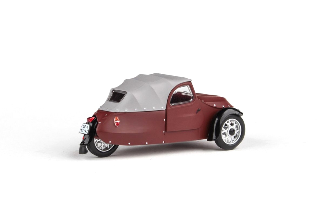 Velorex 16/350 (1966) - hnědá/šedá střední/černá 1:43