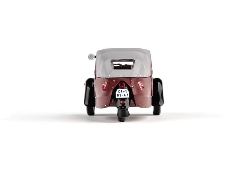 Velorex 16/350 (1966) - hnědá/šedá střední/černá 1:43