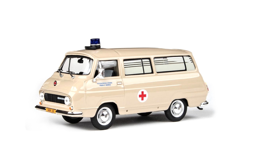 Abrex Škoda 1203 (1974) Sanitka - Převozka Bohnice 1:43
