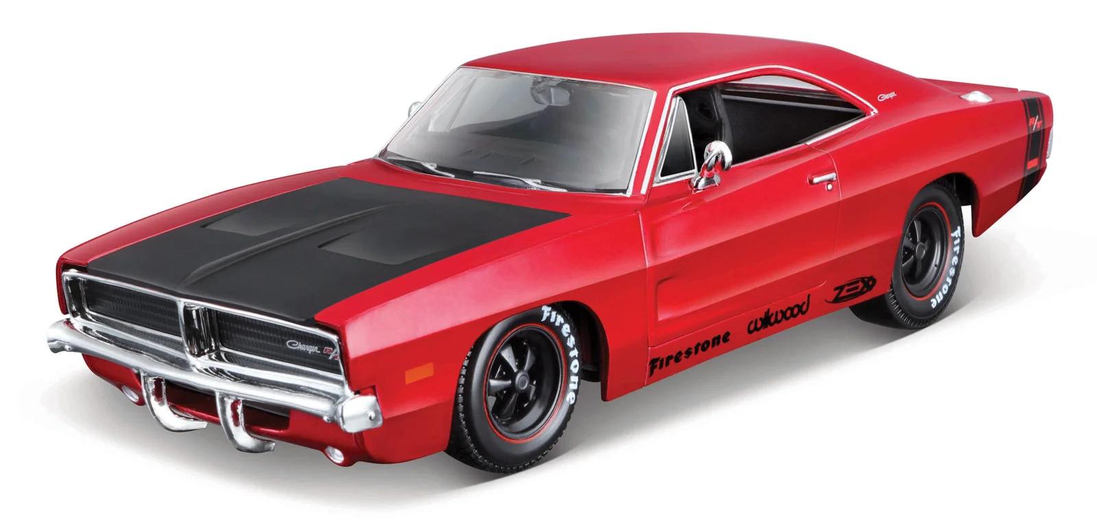 Maisto Dodge Charger R/T (1969) Červená 1:25