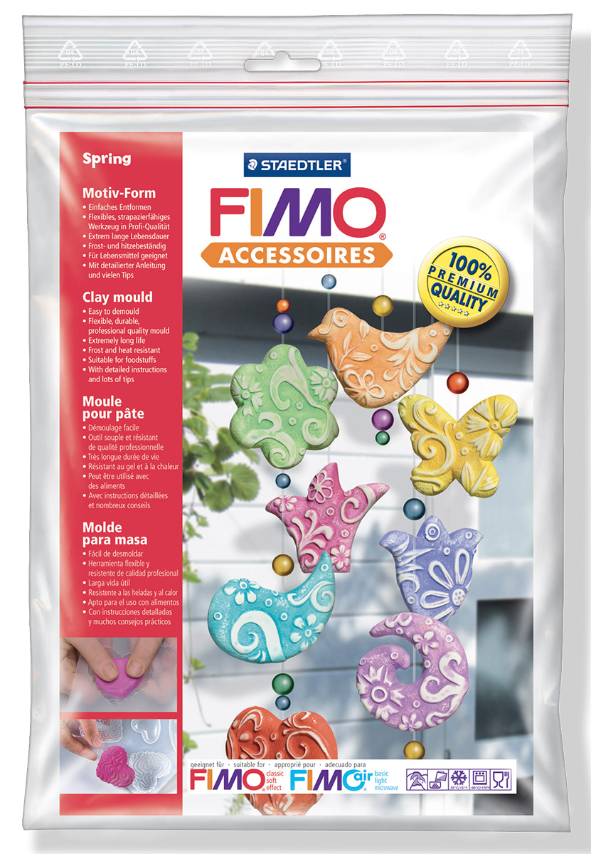 FIMO Staedtler, Silikonová forma - Jarní dekorace