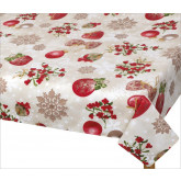 Bellatex Vánoční ubrus 100x100cm, Vánoční Jmelí