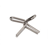 Kovový hlavolam dvojnásobný problém v retro krabičce