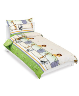 Bellatex Povlečení krepové, Safari zelené - 140x200, 70x90 cm