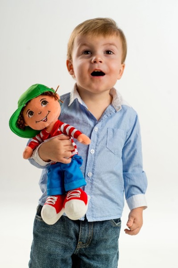 Teddies Hadrový panáček Honzík mluvící česky, 30cm