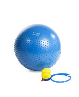 Gymnastický míč HMS YB03, 55 cm, modrý