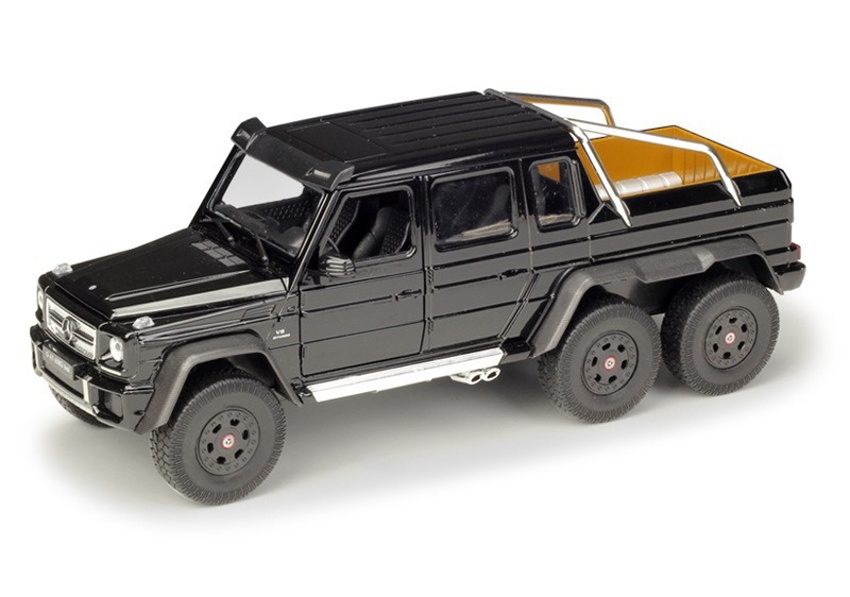 Welly Mercedes-Benz G 63 AMG 6x6, černý 1:24