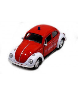 Welly Volkswagen Beetle Hard Top Feuerwehr, Červený 1:34-39