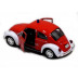 Welly Volkswagen Beetle Hard Top Feuerwehr, Červený 1:34-39