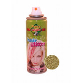 Eulenspiegel Třpytky na vlasy ve spreji 125ml, Zlatá třpytivá