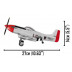 Cobi 5806 TOP GUN P-51 Mustang, 1:35, 265 kostek