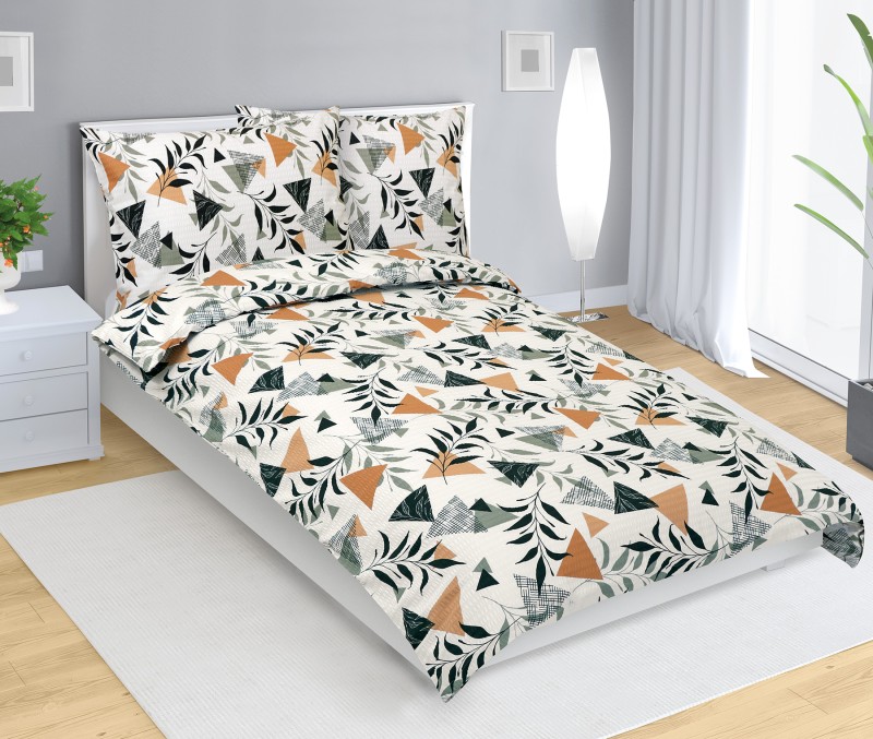 Bellatex Povlečení krep na dvoudeku, Zahrada - 240x200, 2ks 70x90cm