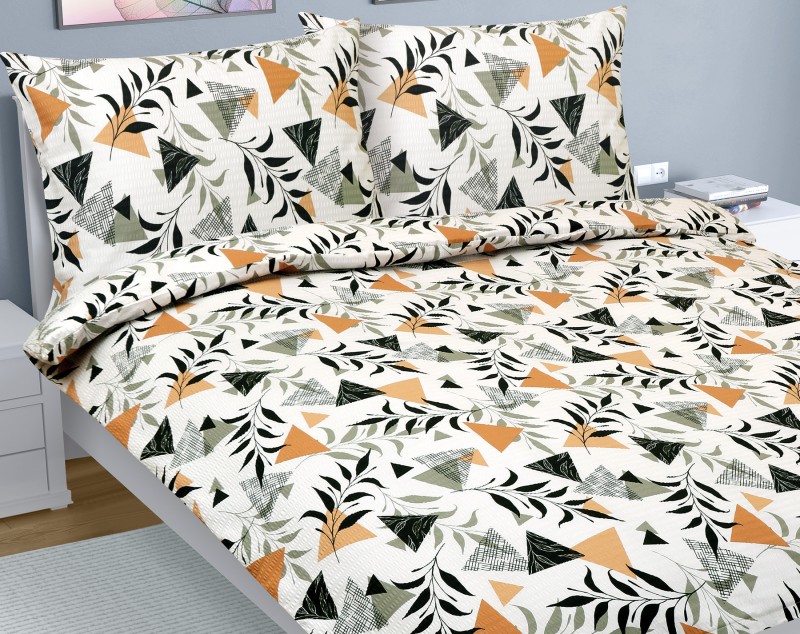 Bellatex Povlečení krep na dvoudeku, Zahrada - 240x220, 2ks 70x90 cm