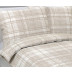 Bellatex Povlečení krep, Dlaždice Béžová - 200x220, 2ks 70x90 cm