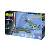 Revell Plastic Modelkit letadla 03711 - Me262 & P-51B (1:72)