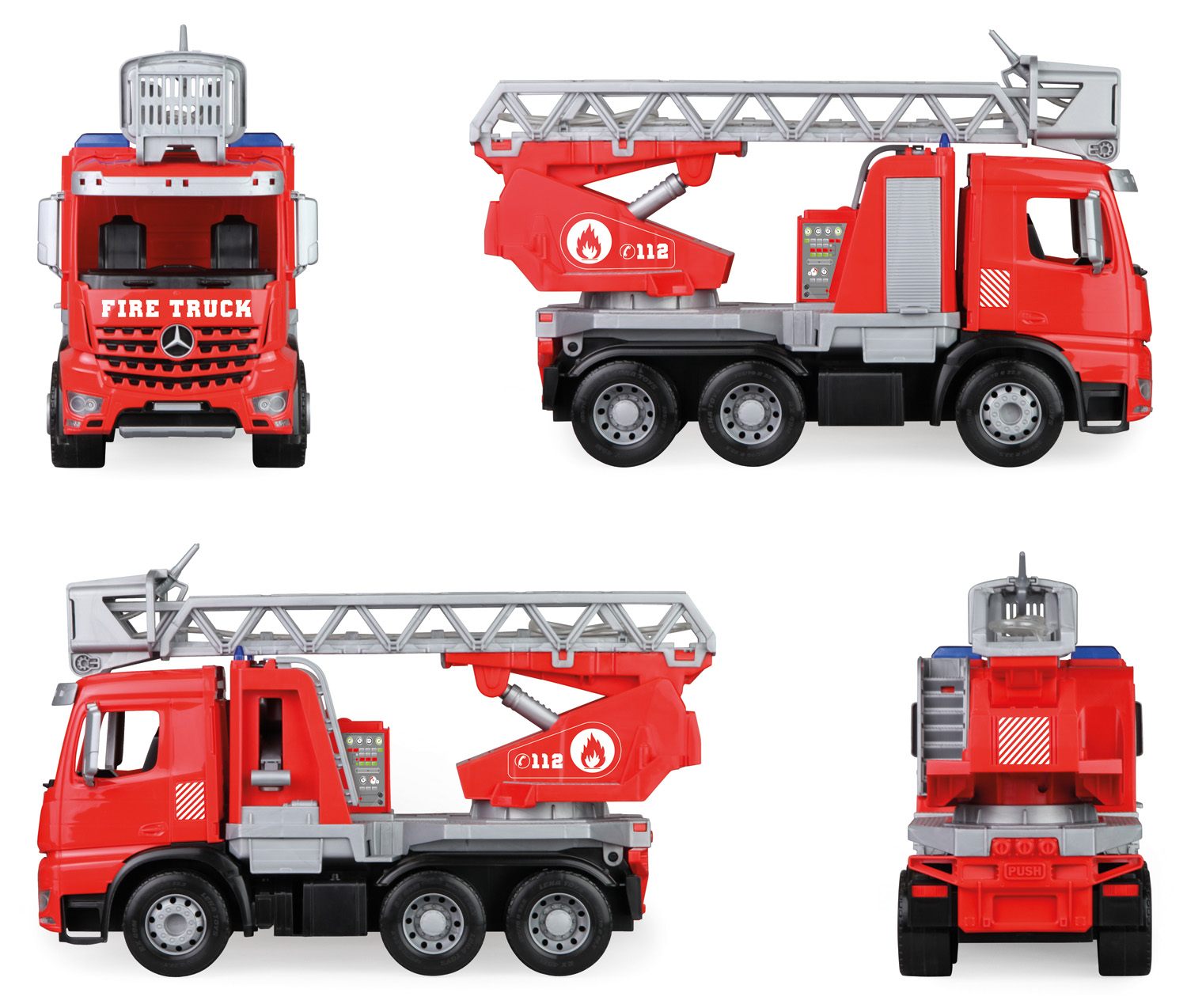 Lena Mercedes Arocs hasič s žebříkem