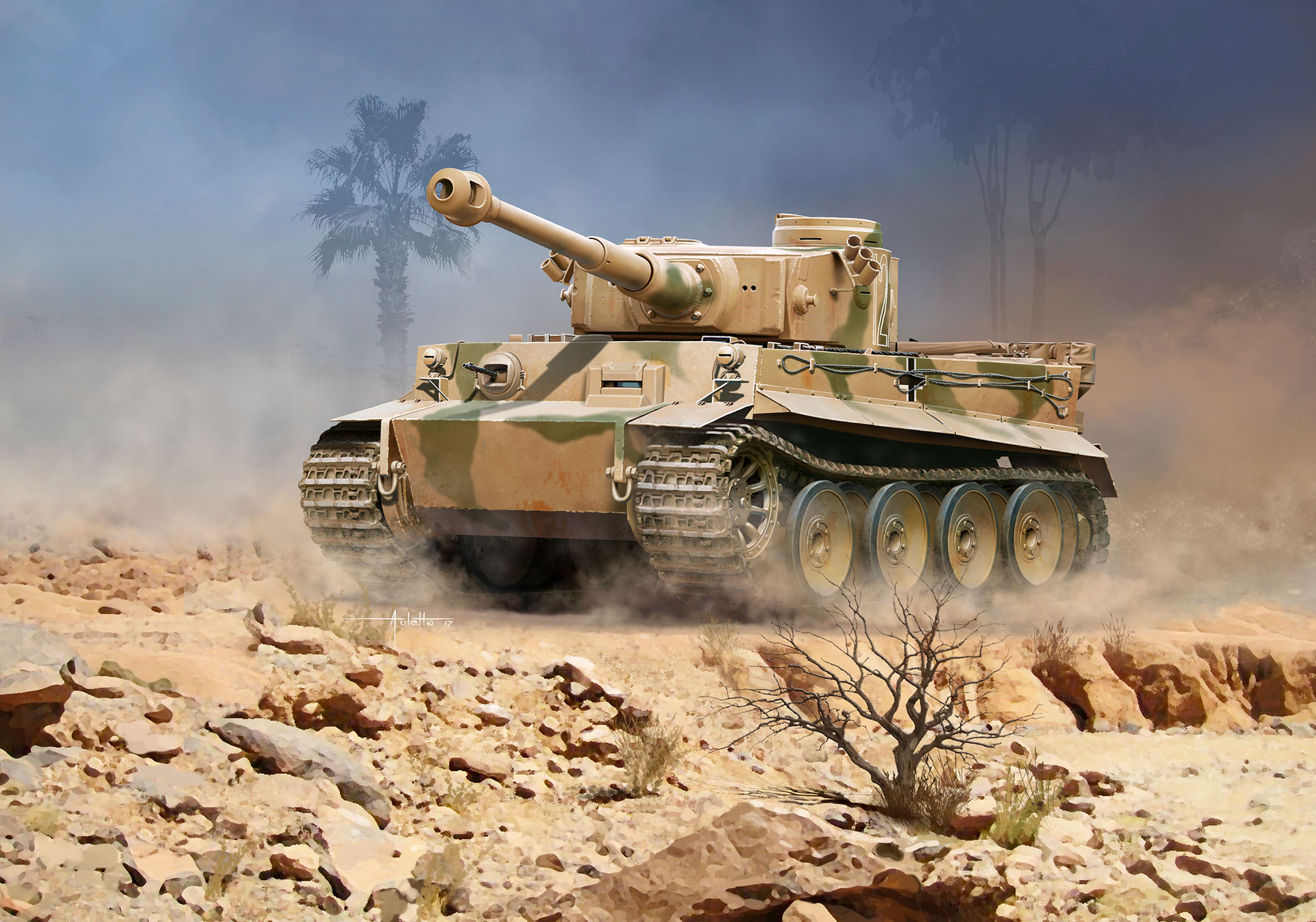 Revell Plastic ModelKit tank 03262 PzKpfw VI Ausf. H Tiger (1:72)