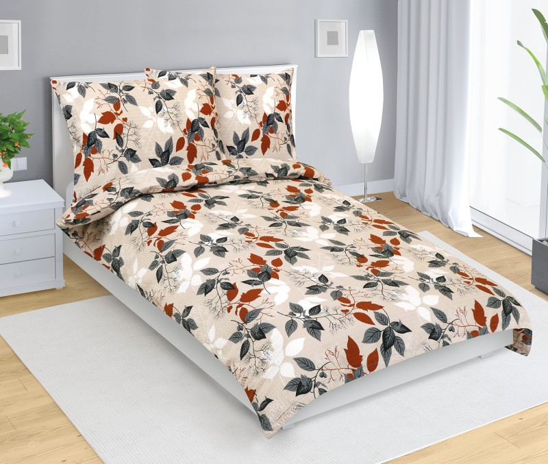 Bellatex Povlečení krep, Podzimní listí - 240x200, 2ks 70x90 cm