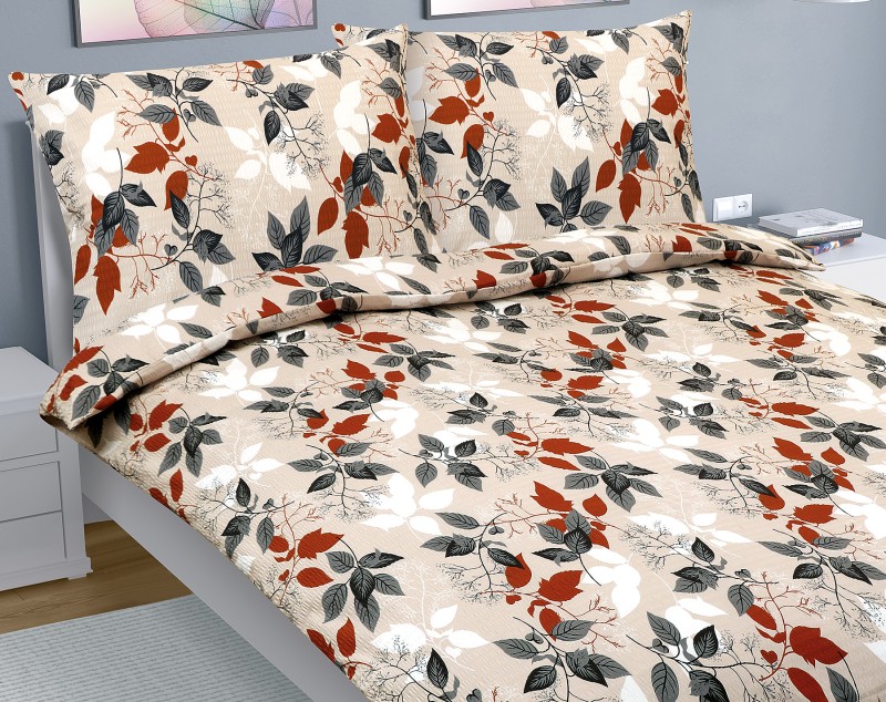 Bellatex Povlečení krep, Podzimní listí - 240x220, 2ks 70x90 cm