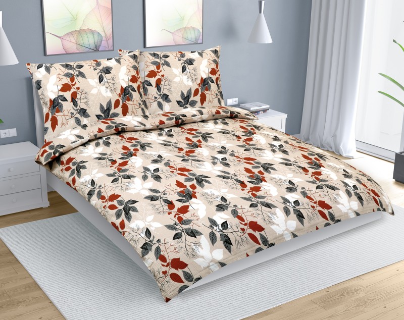 Bellatex Povlečení krep, Podzimní listí - 240x220, 2ks 70x90 cm