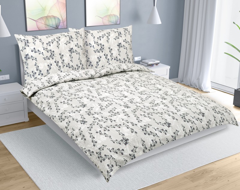 Bellatex Povlečení krep, Imprese béžová - 1ks 240x220, 2ks 70x90cm