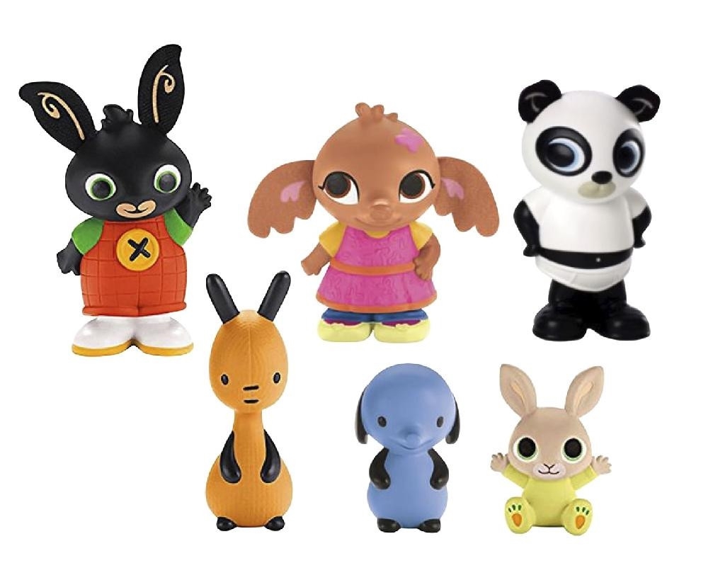 Bing Sada 6 figurek, Bing, Flop, Sula, Amma, Pando a Charlie