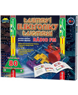 Dromader Stavebnica Tajemství elektroniky 80 experimentů a FM radio