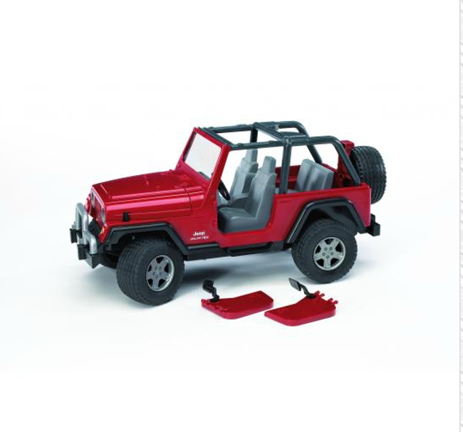 Bruder 2520 - Jeep Wrangler Unlimited Červený