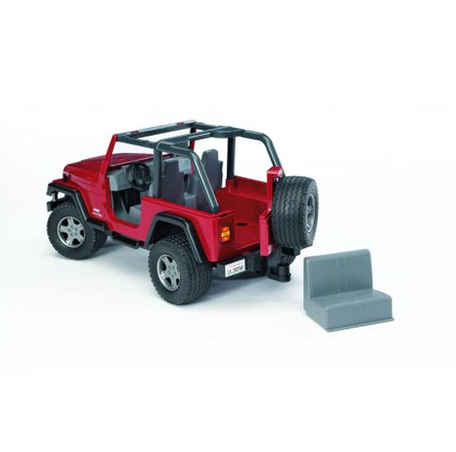 Bruder 2520 - Jeep Wrangler Unlimited Červený