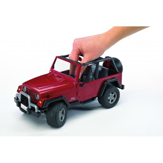 Bruder 2520 - Jeep Wrangler Unlimited Červený