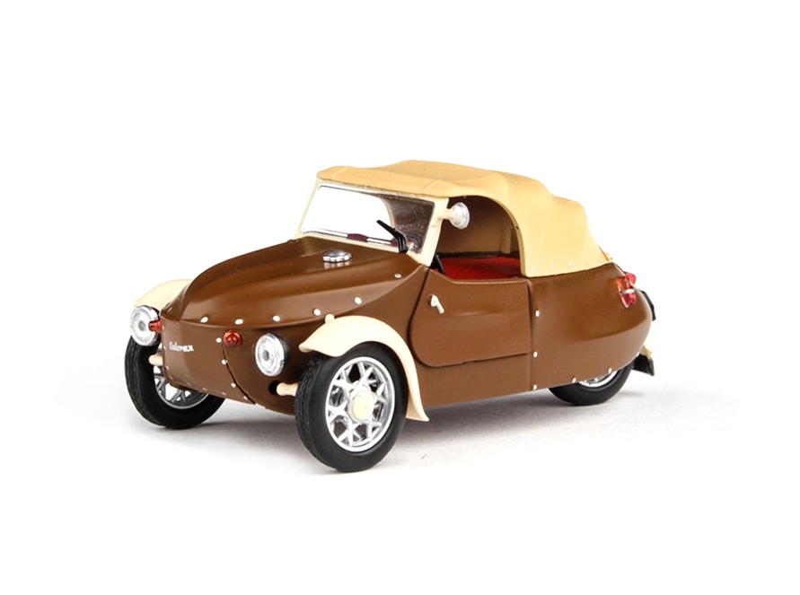 Velorex 16/350 (1966) - Hnědá/Světle Béžová/Slonová Kost 1:43