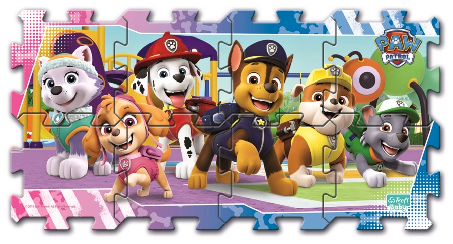 Trefl Pěnové puzzle Paw Patrol 32x32x1cm