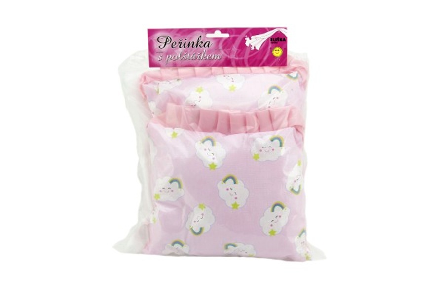 Teddies Peřinka a polštářek pro panenky, 35cm