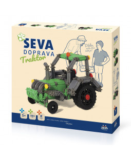 Stavebnice Seva Doprava Traktor 384 dílků