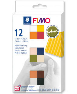 Sada FIMO Soft 12 barev, 25g NATURAL