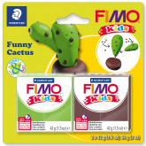 FIMO Sada kids Funny Kaktus