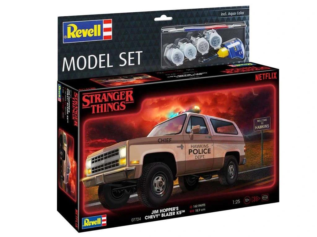 Revell ModelSet auto STRANGER THINGS 67724 - 1985 Chevrolet K5 Blazer (1:25)