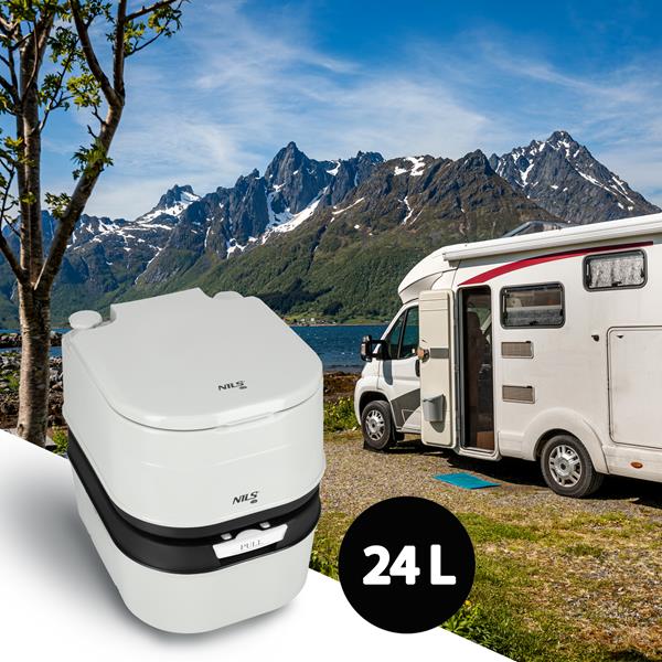 Přenosná toaleta NILS Camp NC0023, objem 24 litrů