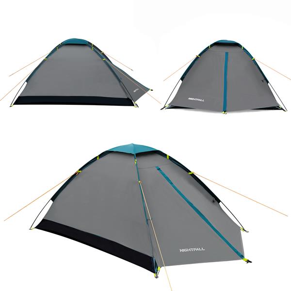 NILS Camp NC6033 Nightfall stan pro dvě osoby, šedo-modrý