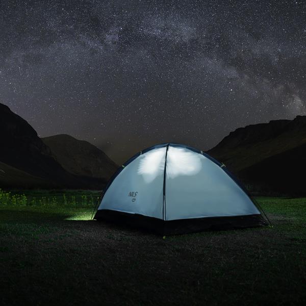 NILS Camp NC6033 Nightfall stan pro dvě osoby, šedo-modrý