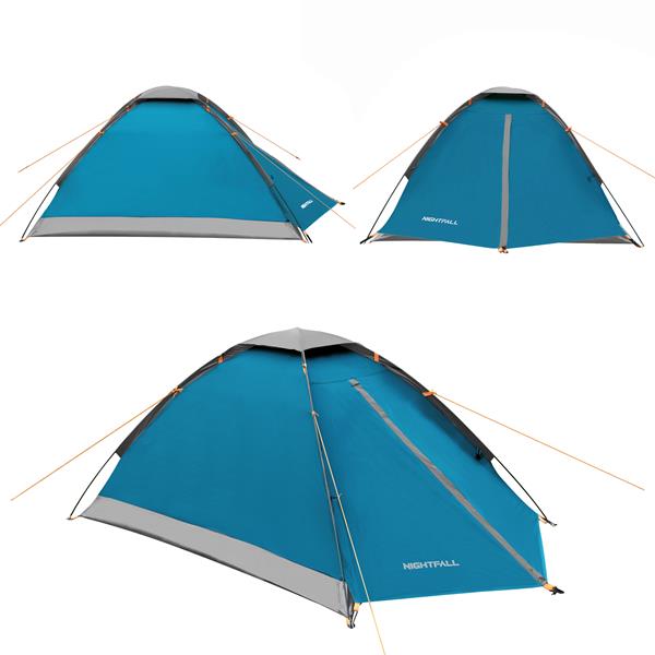 NILS Camp NC6033 Nightfall stan pro dvě osoby, modro-šedý