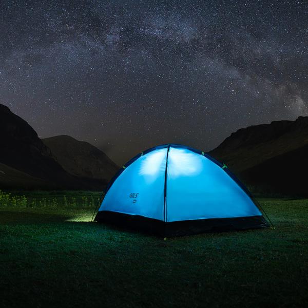 NILS Camp NC6033 Nightfall stan pro dvě osoby, modro-šedý
