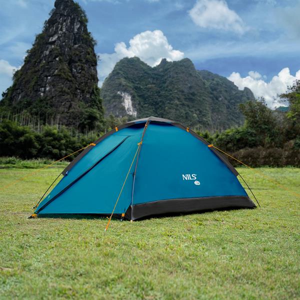 NILS Camp NC6033 Nightfall stan pro dvě osoby, modro-šedý