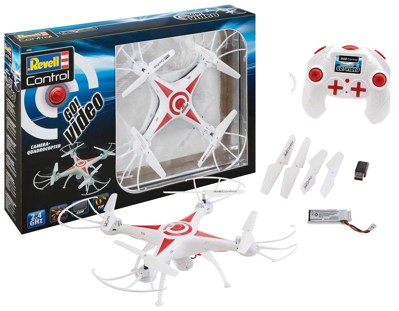 Revell Kvadrokoptéra 23858 - Go! Video