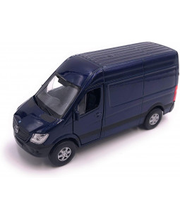 Welly Mercedes Benz Sprinter Panel Van, modrý 1:34-39