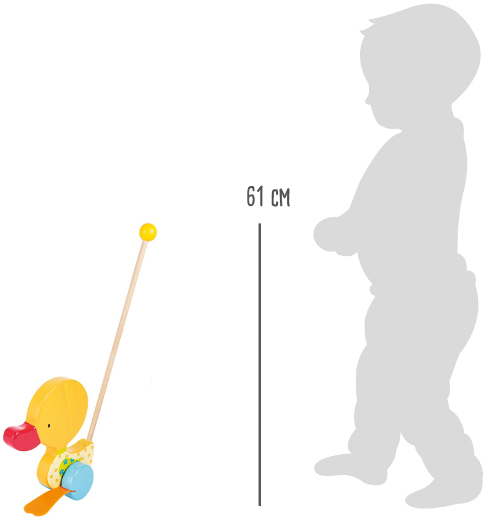 Small Foot Dřevěné strkadlo Tina
